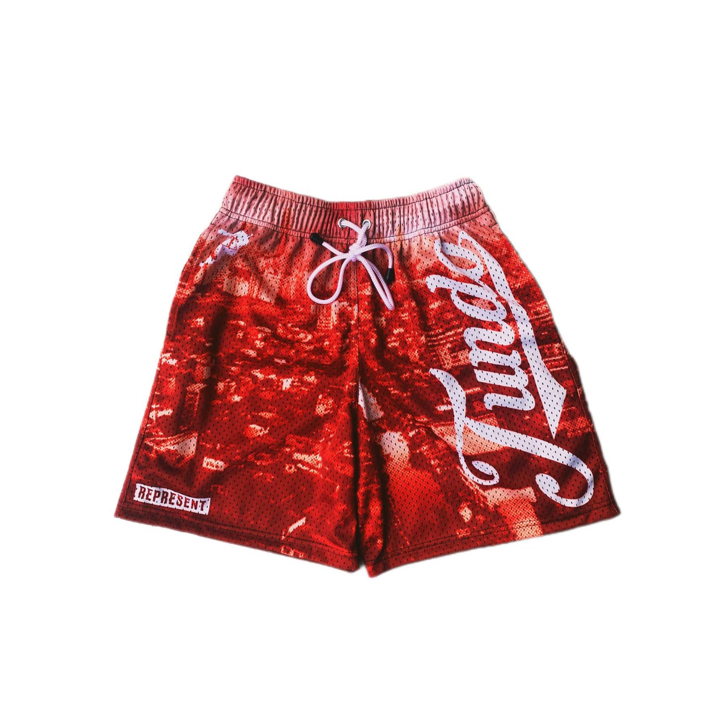 "SKYWARD" MESH SHORTS | RED